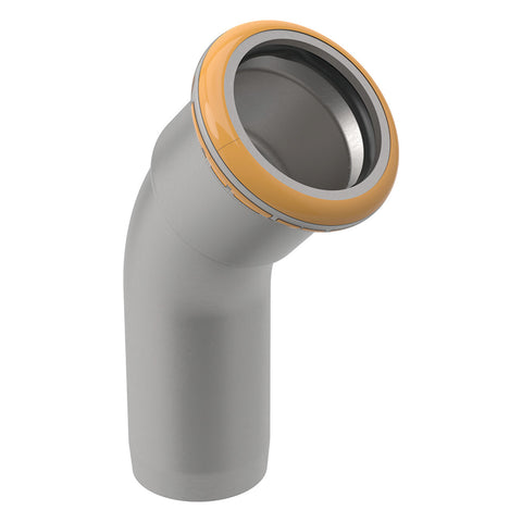 Geberit Mapress Therm Inox acél ív, 45°-os, KB, d42, ivóvízhez nem alkalmas 1.4301