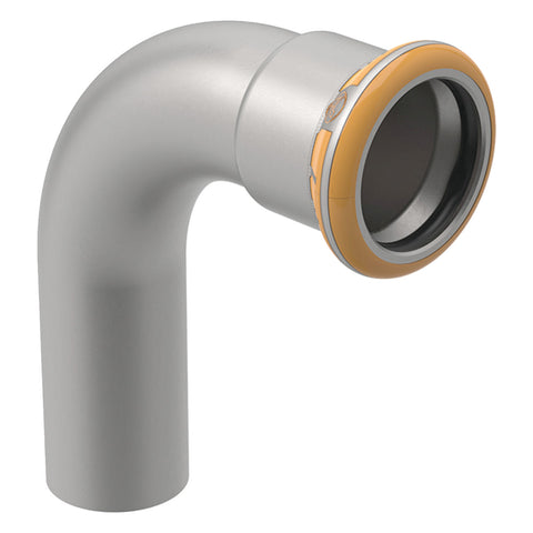 Geberit Mapress Therm Inox acél könyök, 90°-os, KB, d108, ivóvízhez nem alkalmas 1.4301