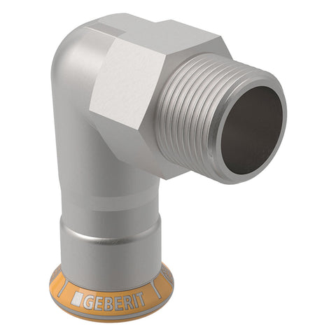Geberit Mapress Therm Inox acél könyök 90°-os KM, d15-1/2 ", ivóvízhez nem alkalmas 1.4301