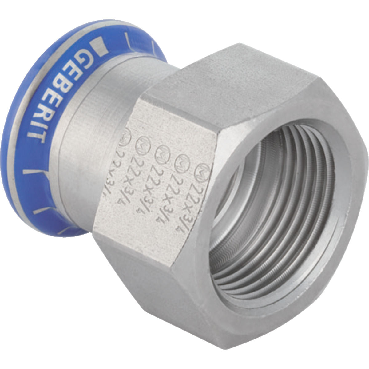 Mapress szilikonmentes inox BM csatlakozó 35-1 "