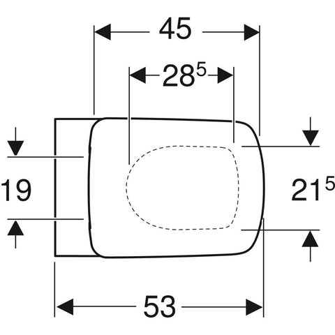 Geberit Duofix Basic WC-tartály csomag, Delta20 króm nyomólappal és Selnova Square wc ülőkével