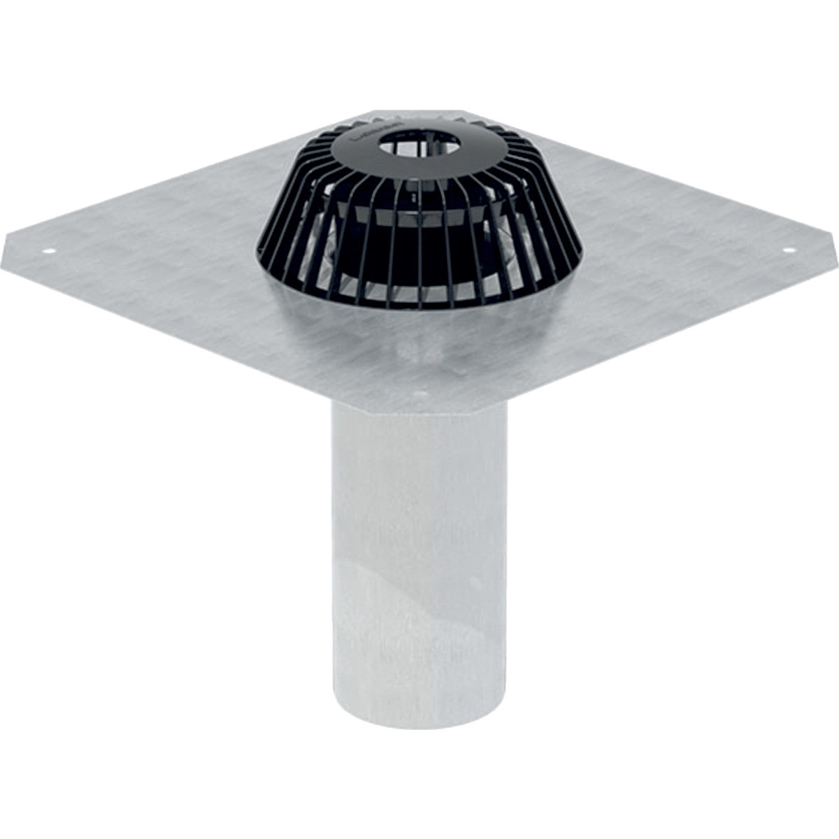 Geberit esővíz-összefolyó kemény gallérral: d=90mm