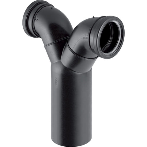 Geberit PE fali WC kettősív DN 110/90 füg