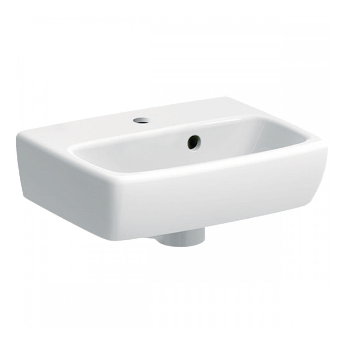Geberit Selnova Square kézmosó aszimmetrikus túlfolyóval, 36x14,85x28cm  500.316.01.7 új termék