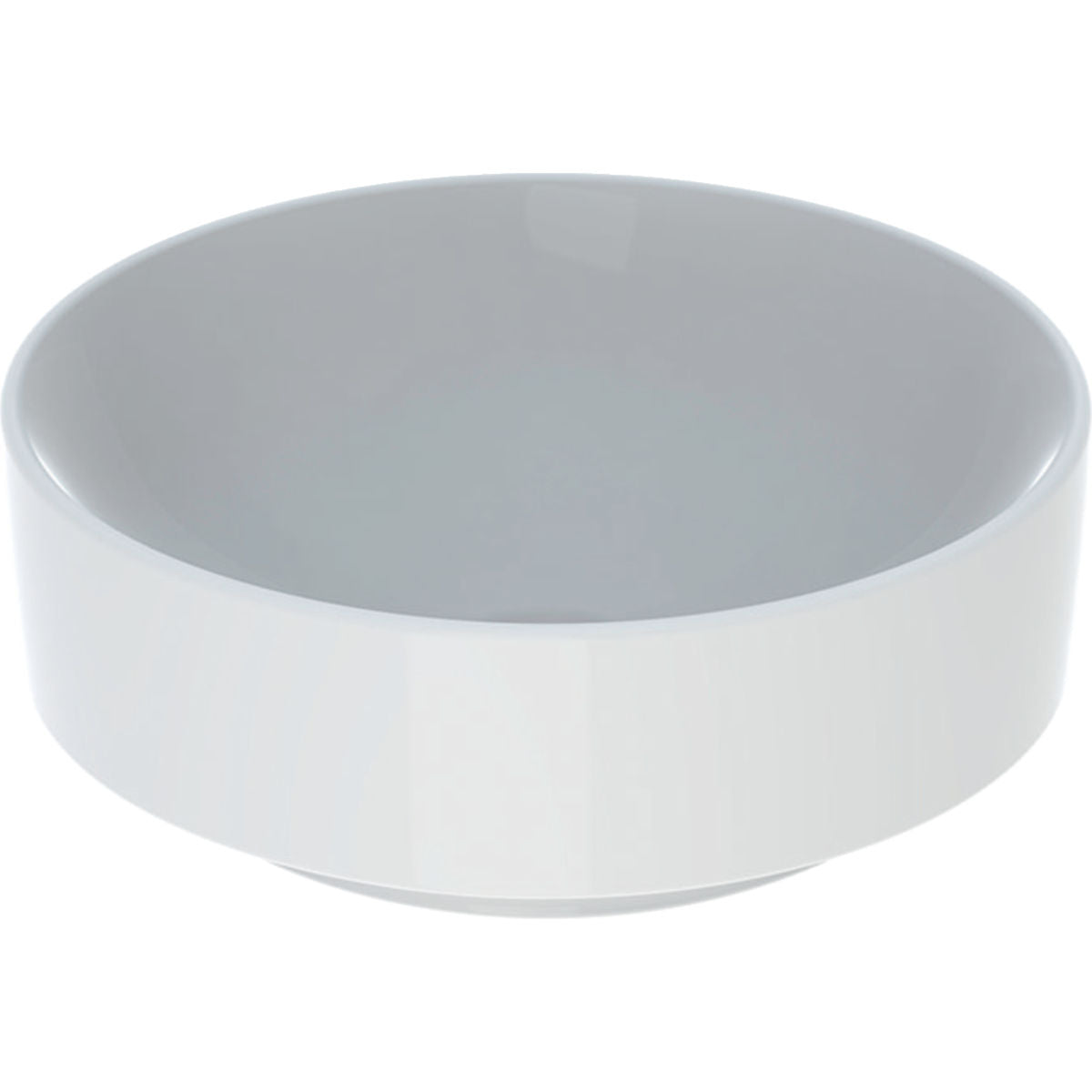 Geberit Variform pultra ültethető mosdó, kerek, túlfolyó nélkül, 40cm fehér