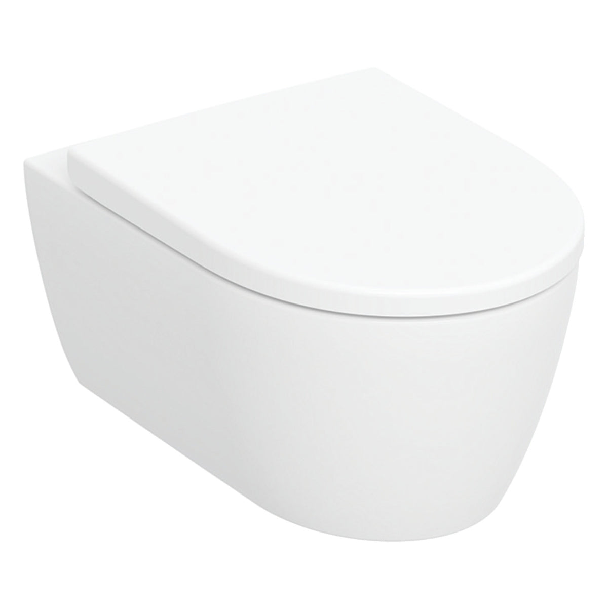 Geberit iCon mélyöblítésű fali wc, lecsapódásgátlós, gyorskioldós ülőkével, Rimfree, 53cm