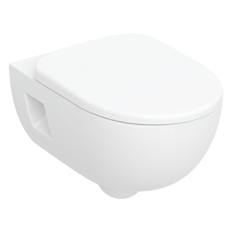 Geberit Selnova fali WC készlet, mélyöblítésű, zárt forma, Rimfree, WC-ülőkével
