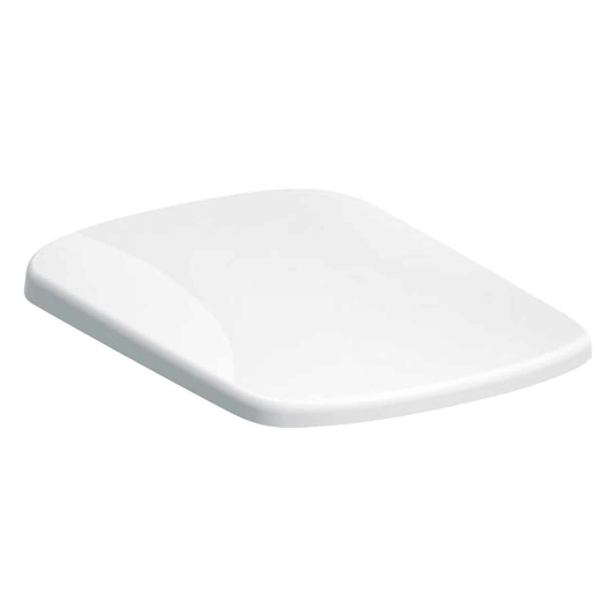 Geberit Selnova Compact WC tető szögletes, lecsapódás gátl. gyorskioldós zsanér, fehér
