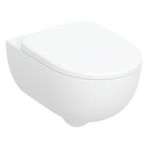 Geberit Selnova fali WC készlet, mélyöblítésű, Premium, zárt forma, Rimfree, WC-ülőkével