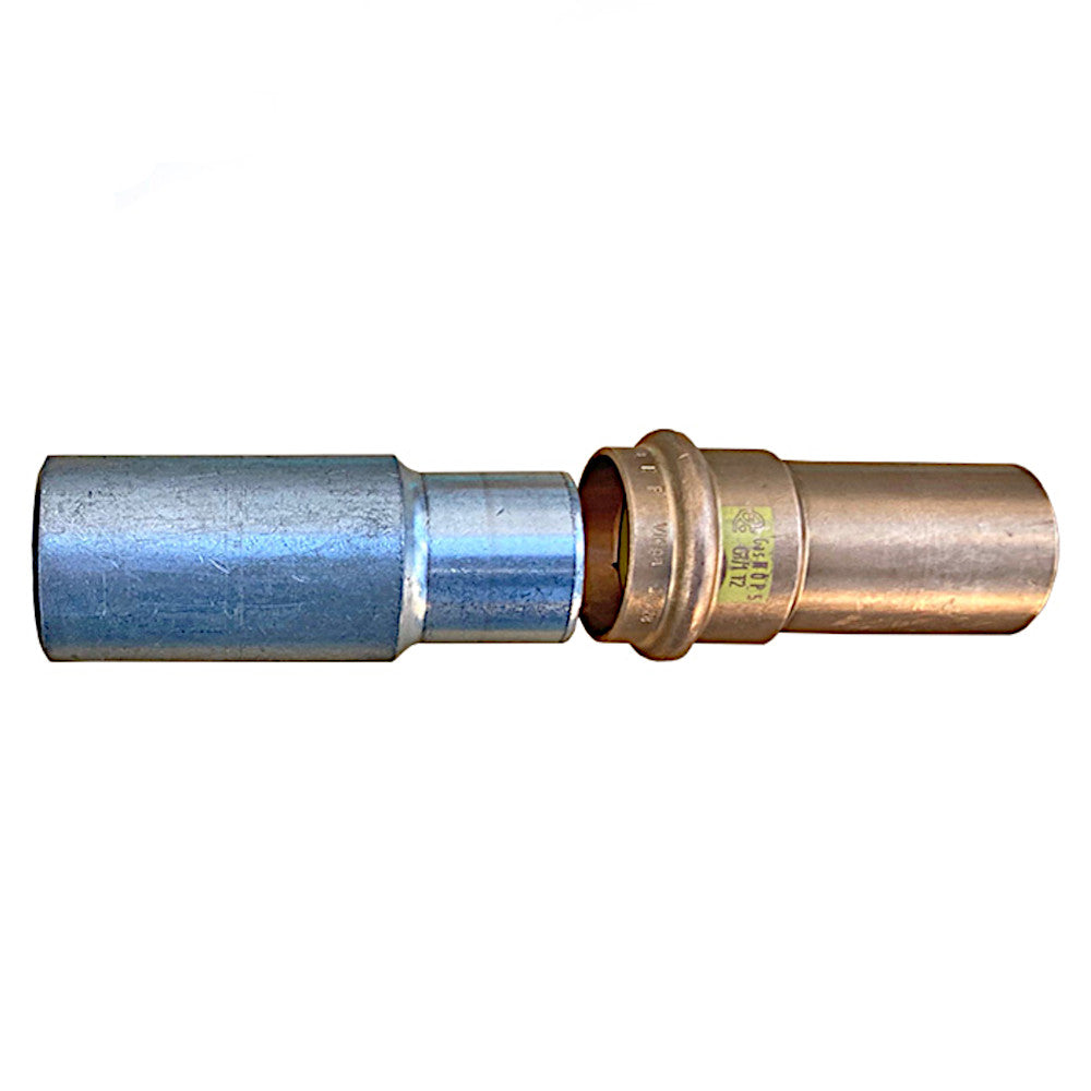 Gáz anyagváltó idom acél-réz 3/4" - 22