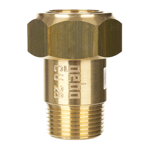 GEBO EGYENES K-B ÖSSZEKÖTŐ 1/2" x16 mm ólom