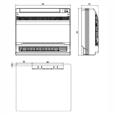 Gree mono split klíma szett konzolos 5.2 kW