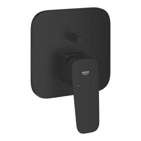 Grohe Cubeo zuhany csaptelep, színkészlet, 2 fogyasztó, matt fekete