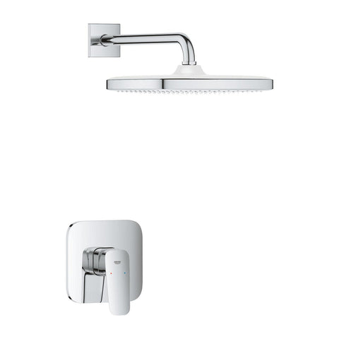 Grohe Cubeo zuhany csaptelep, színkészlet + Tempesta 250 fejzuhannyal
