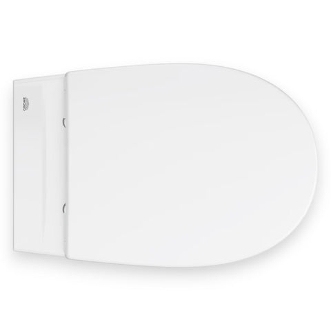 Grohe Bau Ceramic WC csésze, fali, perem nélküli + WC ülőke lecsapódásgátlóval