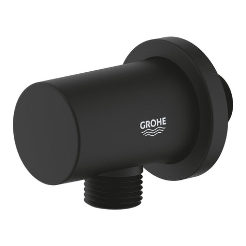 Grohe Rainshower fali csatlakozó könyök, 1/2″, szín: phantom black
