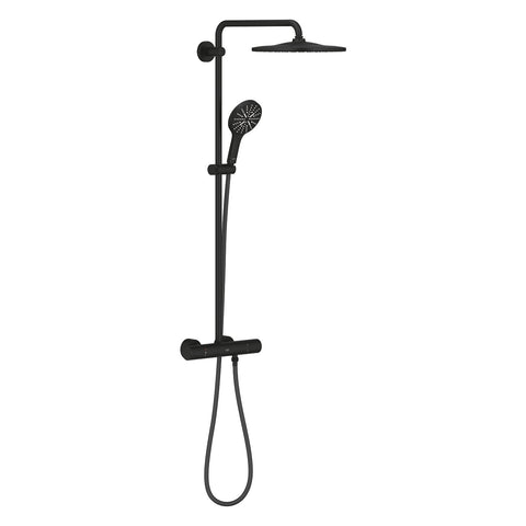 Grohe Rainshower SmartActive 310 termosztátos zuhanyrendszer, szín: phantom black