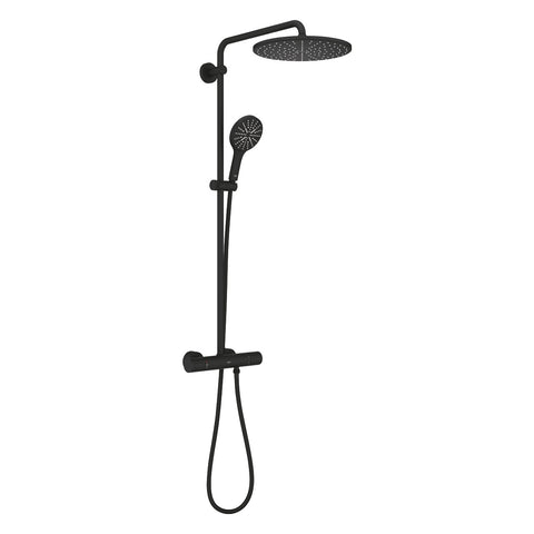Grohe Rainshower SmartActive 310 termosztátos zuhanyrendszer, szín: phantom black