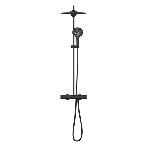 Grohe Rainshower SmartActive 310 termosztátos zuhanyrendszer, szín: phantom black