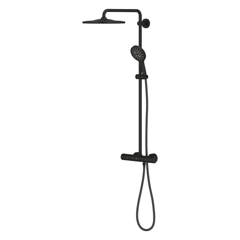 Grohe Rainshower SmartActive 310 termosztátos zuhanyrendszer, szín: phantom black