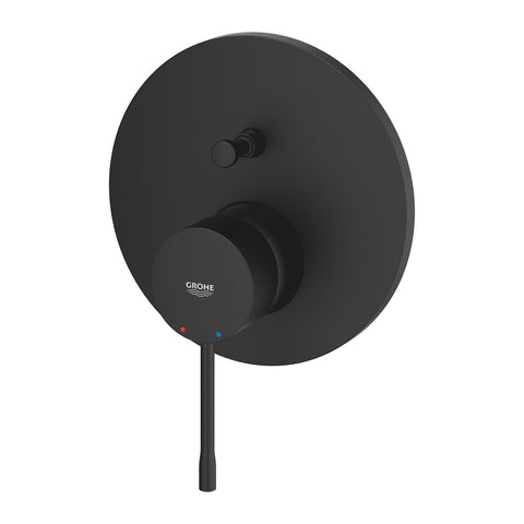 Grohe Essence egykaros keverő, 2-utas váltóval, szín: phantom black