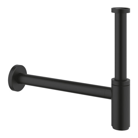 Grohe mosdószifon 5/4″, szín: phantom black