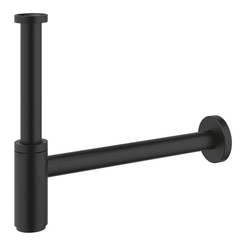 Grohe mosdószifon 5/4″, szín: phantom black