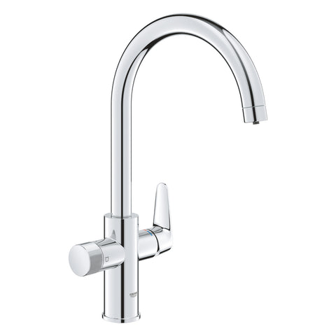 Grohe Blue Pure BauCurve C-kifolyós vízszűrős csaptelep, króm