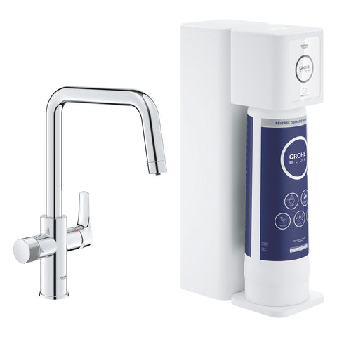 Grohe Blue Pure Eurosmart U-kifolyós kezdőkészlet fordított ozmózis szűrővel