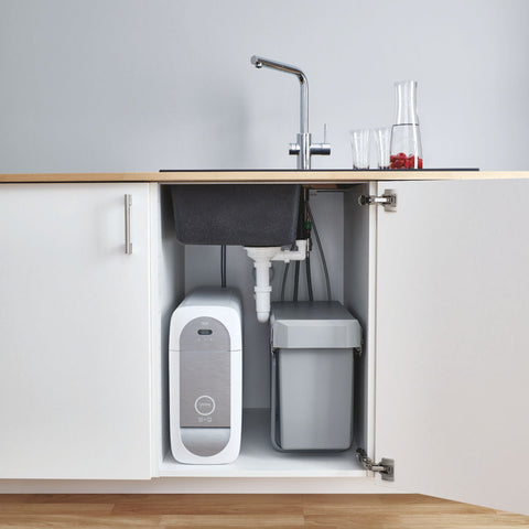 Grohe Blue Home L-kifolyós kezdőkészlet S-es méretű filterrel, Brushed Hard Graphite