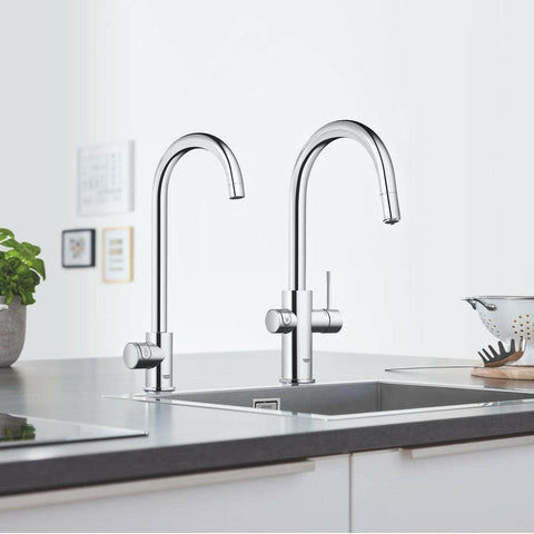 Grohe Blue Home Mono C-kifolyós kezdőkészlet, Brushed Warm Sunset