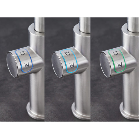 Grohe Blue Home C-kifolyós kezdőkészlet S-es méretű filterrel, kihúzható fejjel, króm