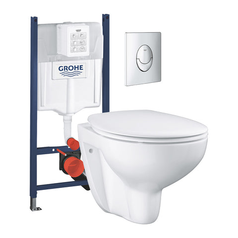 Grohe Rapid SL 4 az 1-ben WC szett króm nyomólappal