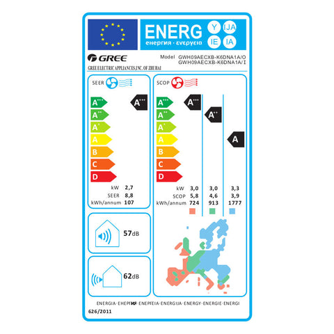 Gree G-Tech mono split klíma szett 2.7 kW