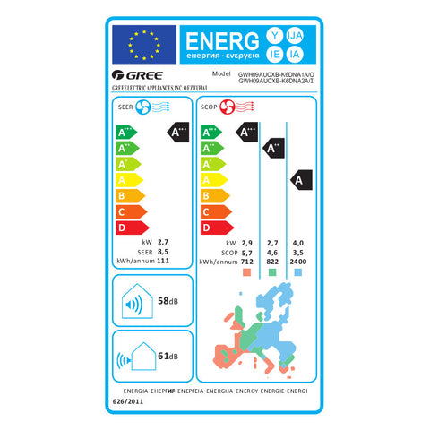 Gree Smart R mono split klíma szett 2.7 kW