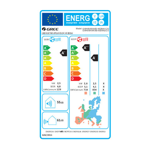 Gree Cosmo Eco mono split klíma szett 2.5 kW