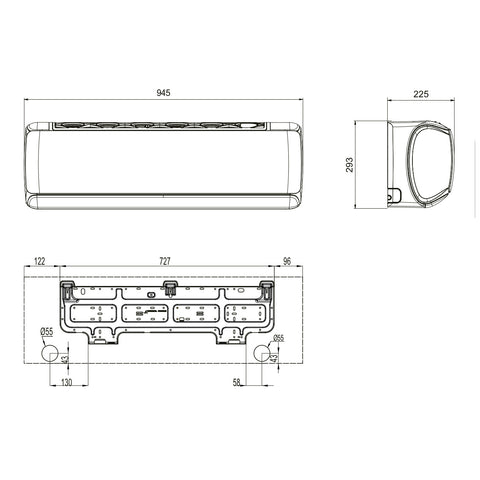 Gree G-Tech mono split klíma szett 3.5 kW