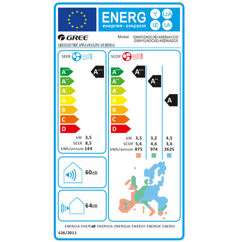 Gree Smart one mono split klíma szett 3.5 kW