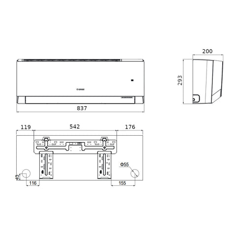 Gree Smart R mono split klíma szett 3.5 kW