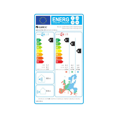 Gree Dark Pro mono split klíma szett 5.3 kW