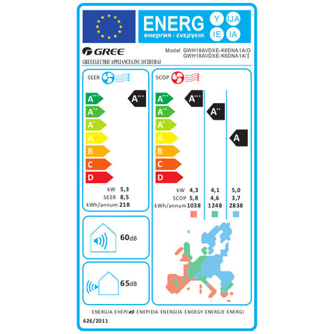 Gree Airy mono split klíma szett 5.3 kW