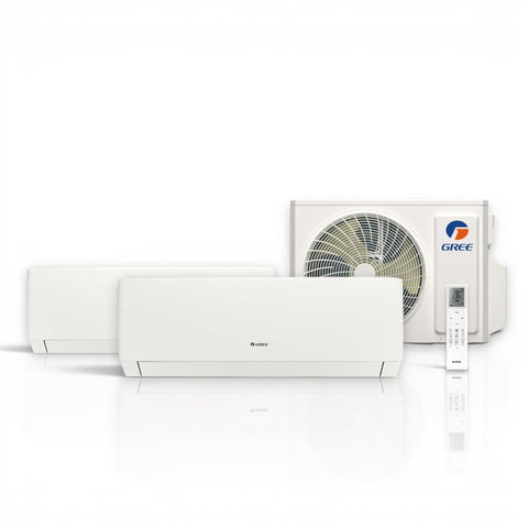 Gree multi split klíma szett - kültéri: 5,3kW(GWHD/18), beltéri: 2,35kW  +  3,2kW (Pulse)