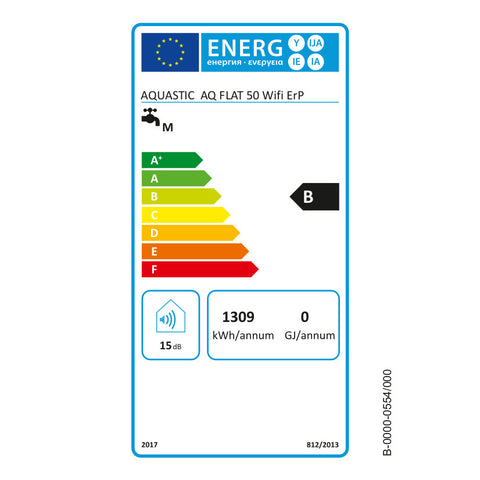 Hajdu Aquastic AQ Flat WIFI F50 ErP szögletes elektromos vízmelegítő