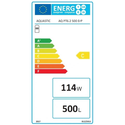 Hajdu Aquastic AQ PT6.2 500 ErP puffertároló szigetelés nélkül, 500 literes, hőcserélő nélkül