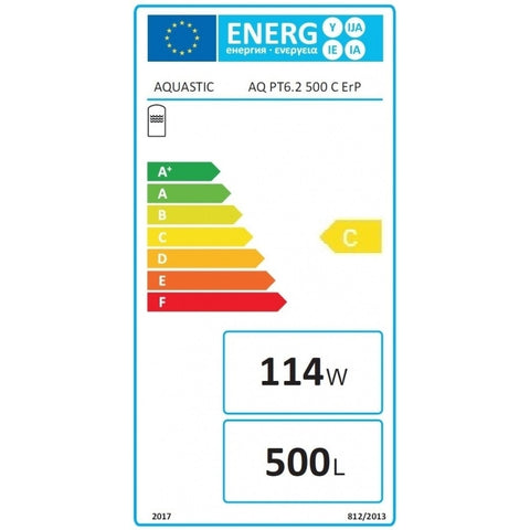 Hajdu Aquastic AQ PT6.2 500 C ErP puffertároló szigetelés nélkül, 500 literes, 1 acél hőcserélővel