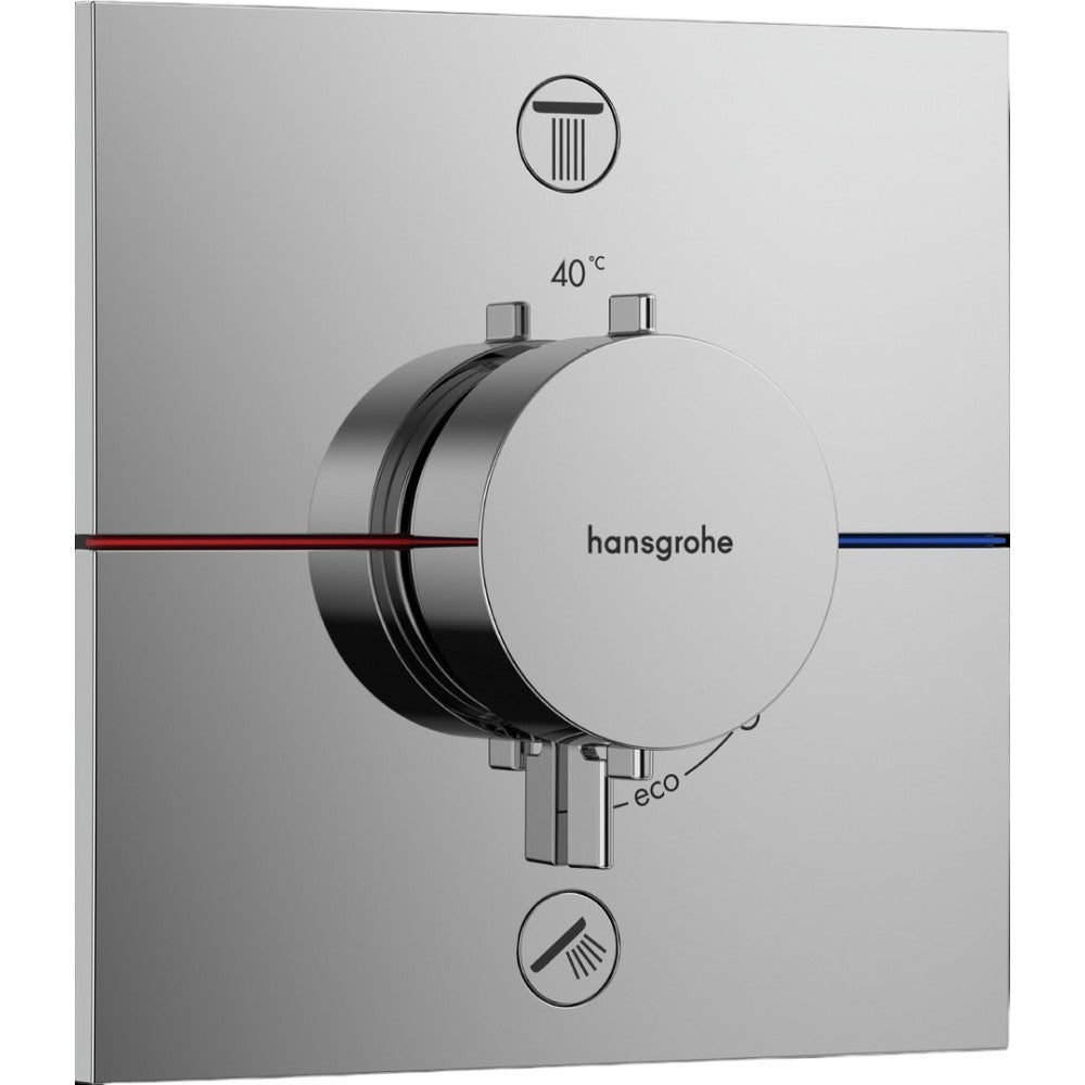 Hansgrohe ShowerSelect Comfort E falsík alatti termosztát, 2 funkciós