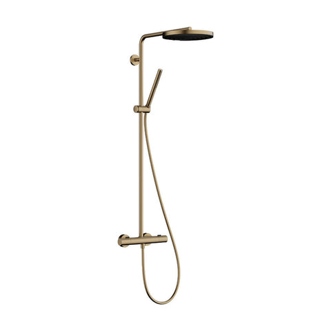 Hansgrohe Pulsify S Puro zuhanyrendszer termosztátos, kézizuhany 1jet, szálcsiszolt bronz