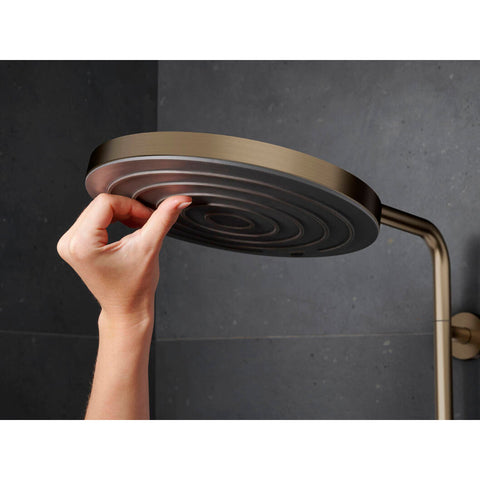 Hansgrohe Pulsify S Puro zuhanyrendszer termosztátos, kézizuhany 1jet, szálcsiszolt bronz