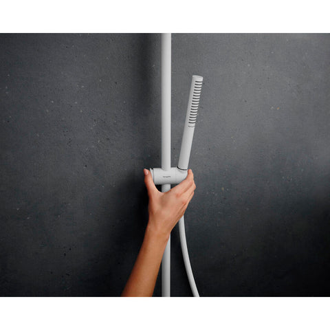 Hansgrohe Pulsify S Puro zuhanyrendszer termosztátos, kézizuhany 1jet, matt fehér
