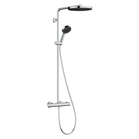 Hansgrohe Pulsify S Puro zuhanyrendszer termosztátos, kézizuhany 3jet, króm